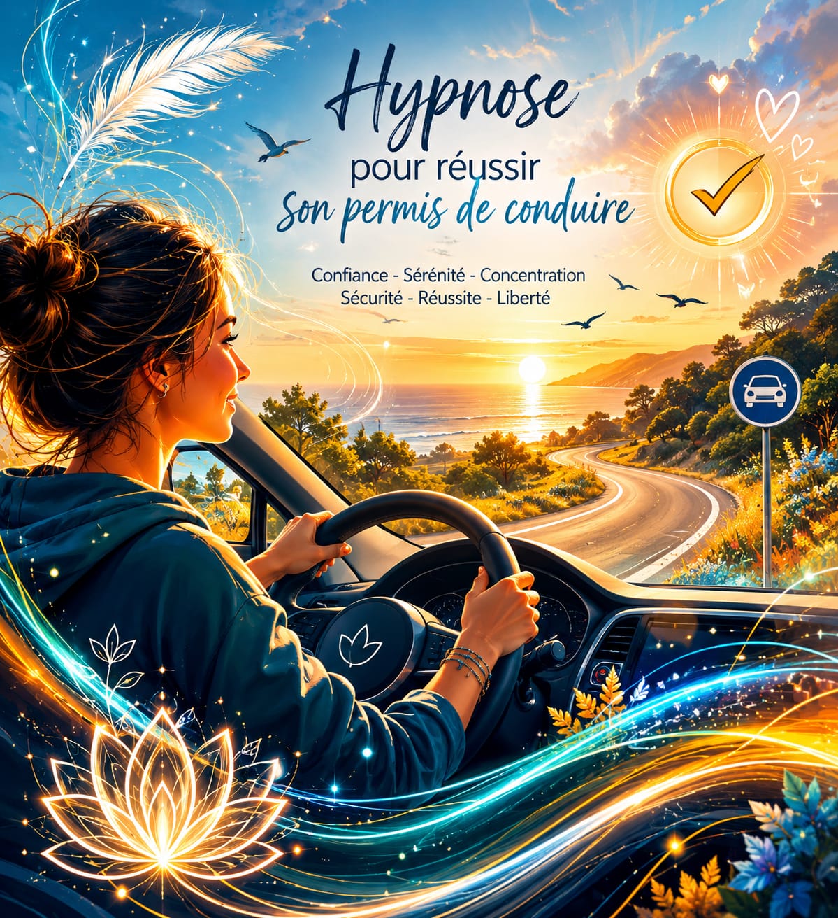Hypnose jeune adulte. Je réussis à obtenir mon permis de conduire